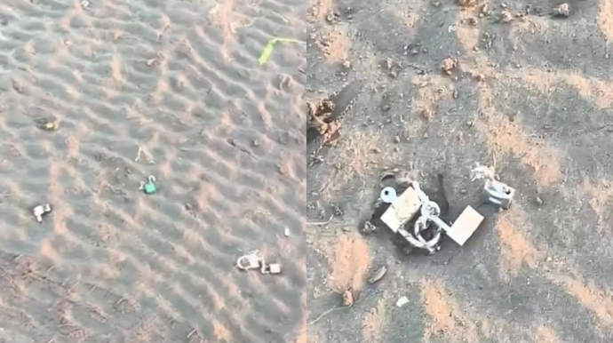 Xəzərin suyu çəkildi, elə şeylər üzə çıxdı ki…- VİDEO 