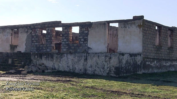 Zəngilanın düşmənin darmadağın etdiyi  daha bir kəndi... - VİDEO