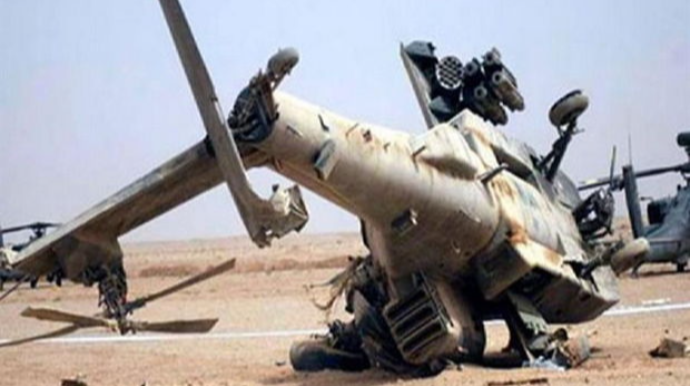 Suriyada ABŞ-yə məxsus helikopter qəzaya uğrayıb - FOTO 