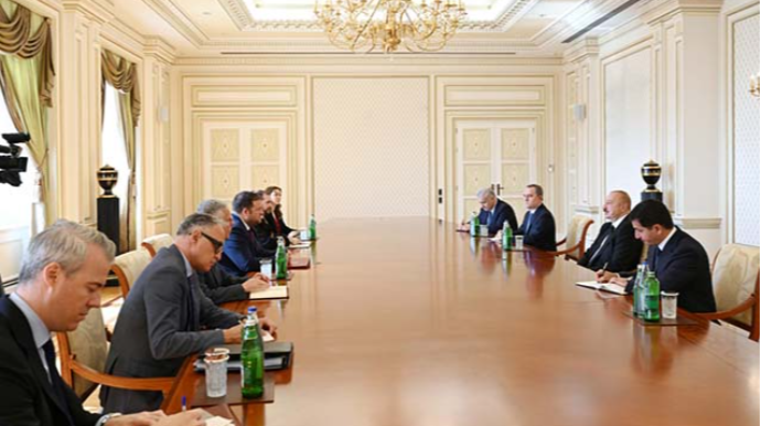 İlham Əliyev Stiven Doutini qəbul etdi - FOTO