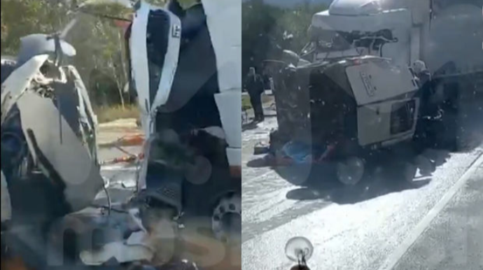 Məşhur rusiyalı aktyorun həyatını itirdiyi qəza yerindən görüntülər - VİDEO 