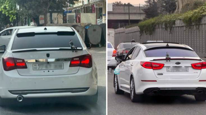 Avtomobilə aksesuar yapışdıran sürücülər cərimələnir? - AÇIQLAMA 