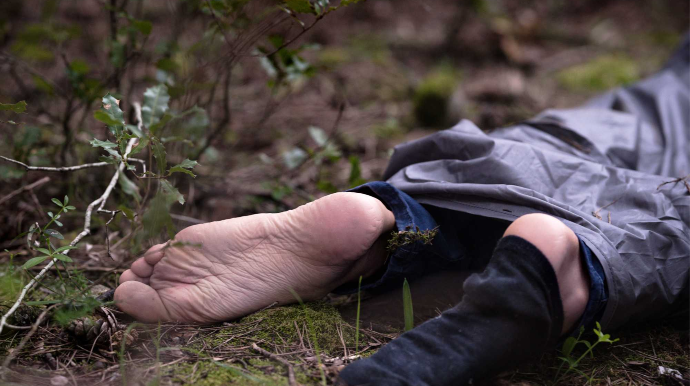 Bakı-Qazax yolunda naməlum kişi meyiti TAPILDI - FOTO 