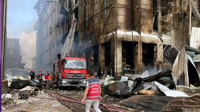 Kimya zavodunda partlayış olub, ölənlər var 