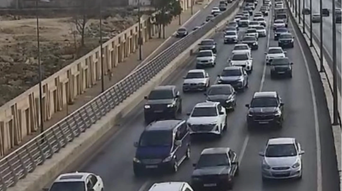 Bakının tıxaclı yolları - SİYAHI - YENİLƏNİB