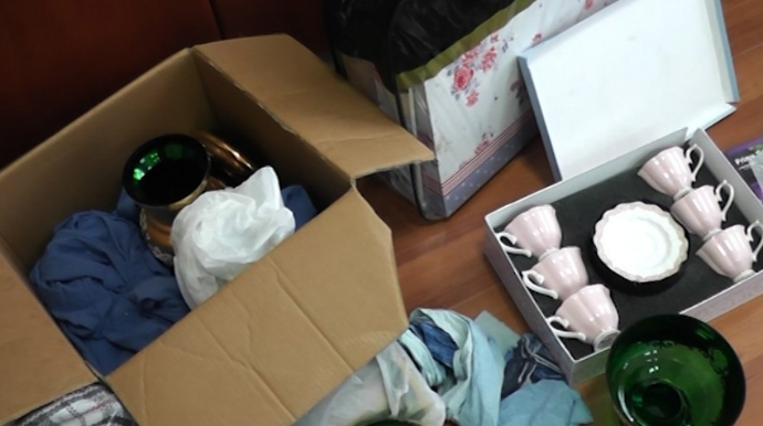 Gəncədə oğurluq etməkdə şübhəli bilinən şəxs saxlanılıb - FOTO