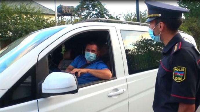 Sərt karantin elan edilən rayonlardan Qəbələyə gələn şəxslər cərimələnib