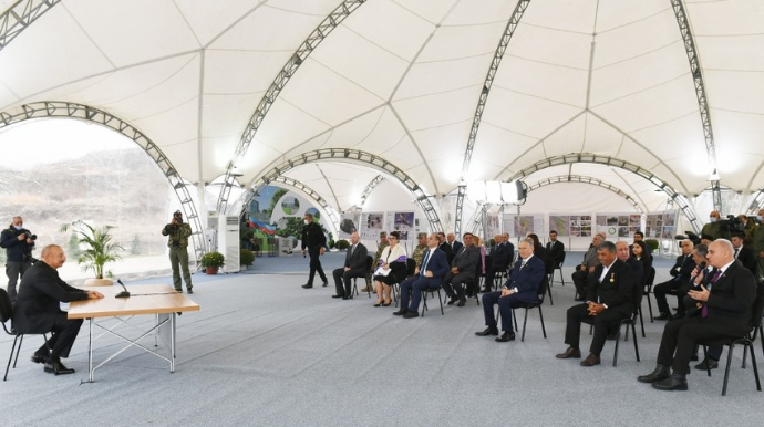 Dövlət başçısı: "Bu şanlı Qələbə çoxəsrlik Azərbaycan tarixində əbədi yaşayacaq" 