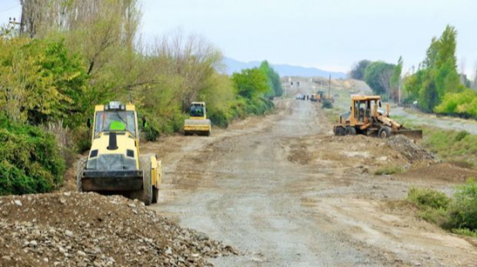 Suqovuşana çəkiləcək avtomobil yolu minalardan tamamilə təmizlənildi   - FOTO