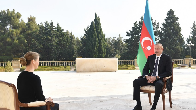 Президент Алиев дал интервью российскому информационному агентству ТАСС