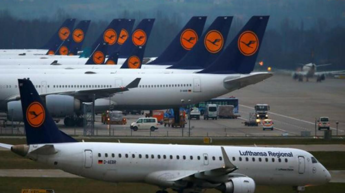 “Lufthansa” uçuşların sayını azaldır