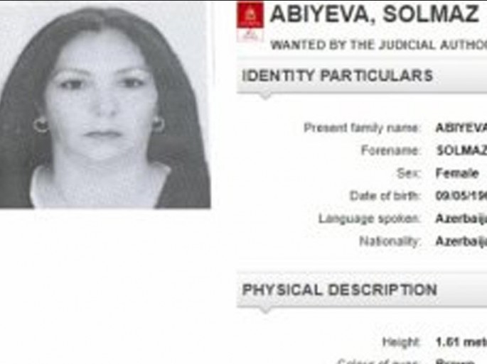 Solmaz Əbiyevanı polis yaxaladı