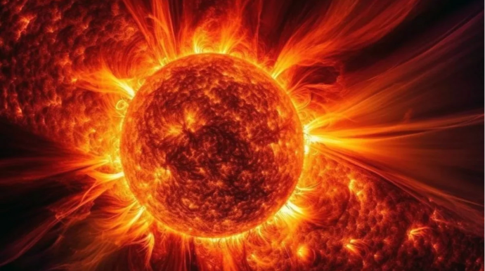 Günəşdə partlayış baş verib 