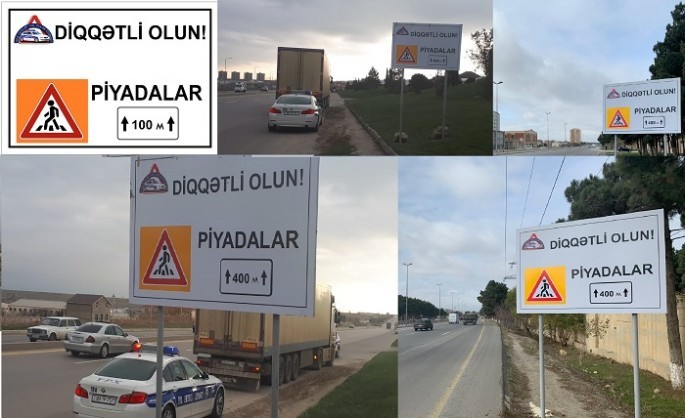 Yol polisindən piyadavurmaların qarşısını alacaq YENİLİK - VİDEO