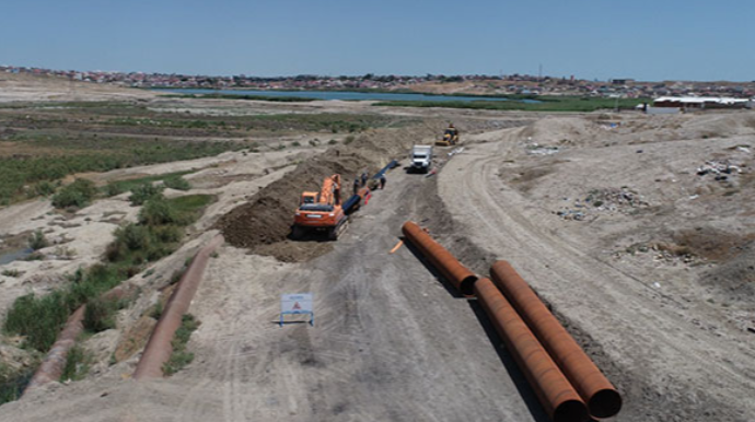 İstismar müddəti bitmiş magistral su xətti dəyişdirilir - FOTO - VİDEO