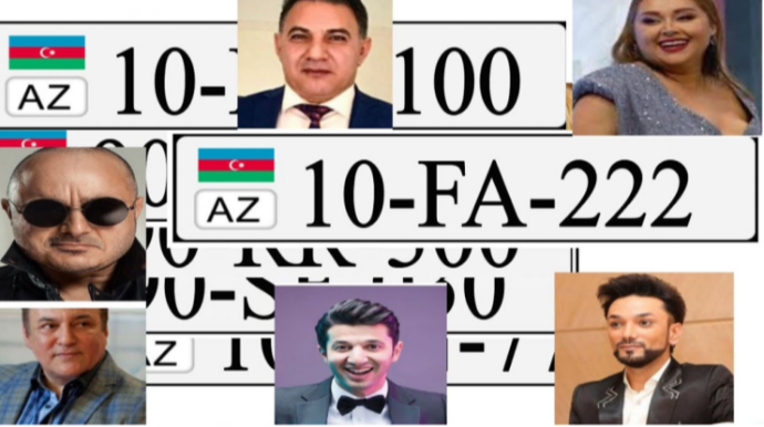 Azərbaycanlı məşhurların bahalı avtomobil nömrələri - VİDEO 