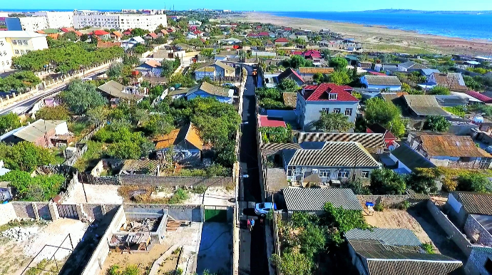 Pirallahıda uzunluğu 4 km olan daha 2 küçə təmir edildi - FOTO