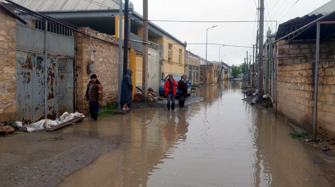 Yağış suları ilə bağlı bu küçədə təmir işləri aparılacaq