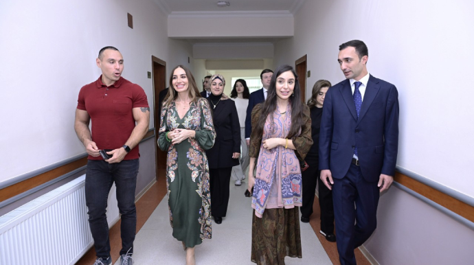 Leyla və Arzu Əliyevalar Naxçıvanda - FOTOLAR 