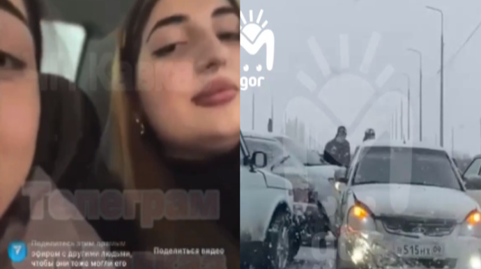 “Tiktok”da canlı açan qızlar qəza törətdi -  4 NƏFƏR ÖLDÜ - VİDEO 