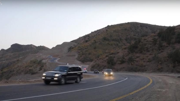 Yeni Laçın yolunun ilk yolçuları separatçı Arayik və Xocalı qatili Balasanyan oldu... - VİDEO 