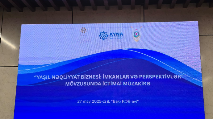 Bakıda “Yaşıl nəqliyyat biznesi: imkanlar və perspektivlər” mövzusunda ictimai müzakirə keçirilir - FOTO