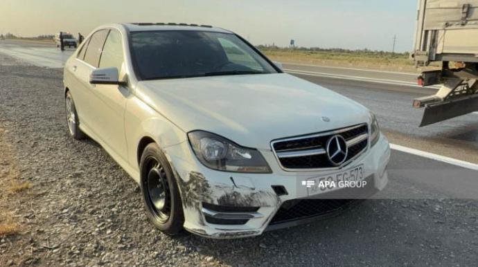 Ucarda qəzaya uğrayan minik avtomobili yandı - FOTO - VİDEO - YENİLƏNİB