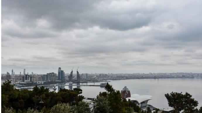 Sabah Bakıda hava buludlu olacaq, rayonlara yağış yağacaq