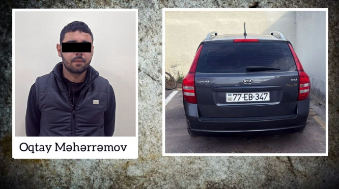 В Саатлинском районе таксист арестован за приставания к пассажирке - ФОТО