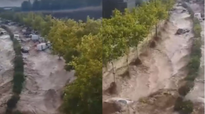 İsmayıllıda 240 heyvanı SEL APARDI - İnsanlar belə xilas edildi - ANBAAN VİDEO - VİDEO  - FOTO