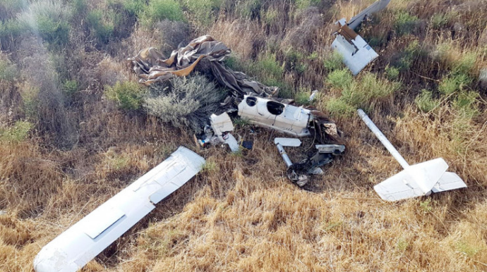 Ukraynaya məxsus "Bayraktar" vuruldu - VİDEO 