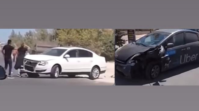 Mərdəkan-Buzovna yolunda qəza  - Yenə “Prius” - VİDEO