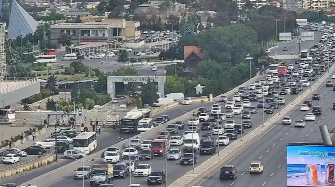Paytaxtın hansı küçələrində sıxlıq müşahidə olunur? - FOTO 