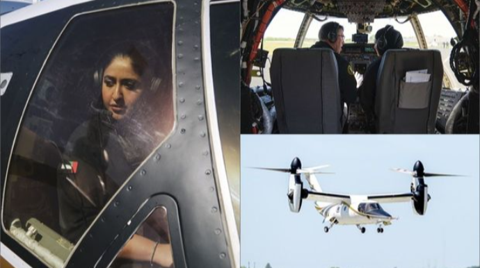 В Дубае появилась первая женщина-пилот конвертоплана  - ФОТО - ВИДЕО
