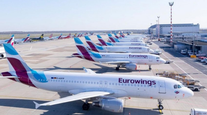 Eurowings  pilotlarının tətili 30 min sərnişinin planlarını pozdu