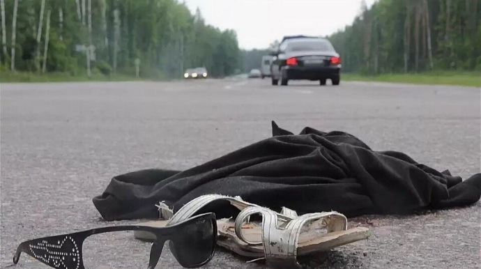 Beyləqanda avtomobil 30 yaşlı qadını vurub 