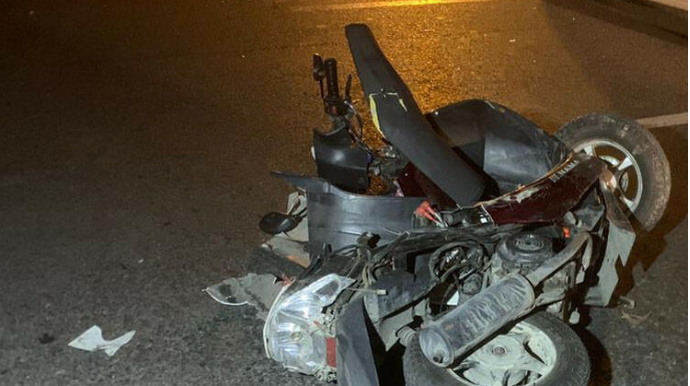 Ağstafada motosiklet qəza törədib 