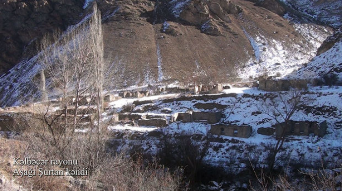 Kəlbəcərin Aşağı Şurtan kəndinin görüntüləri - VİDEO  - FOTO