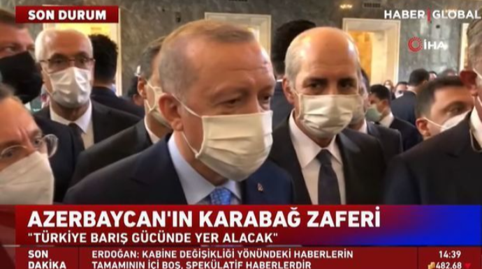 Эрдоган: Турецкие военные будут действовать в Карабахе на том же основании, что и российские   - ВИДЕО