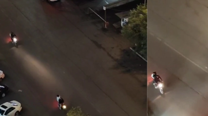 Avtoxuliqanlıq edən motosikletçilər vətəndaşların rahatlığını pozdular: Polis hərəkətə keçdi - VİDEO 