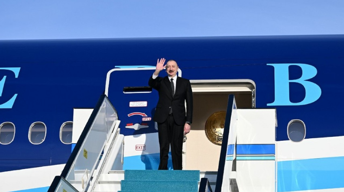 İlham Əliyevin Türkiyəyə səfəri başa çatdı - FOTOLAR 