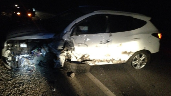 В Баку перевернулся автомобиль, пострадала женщина 