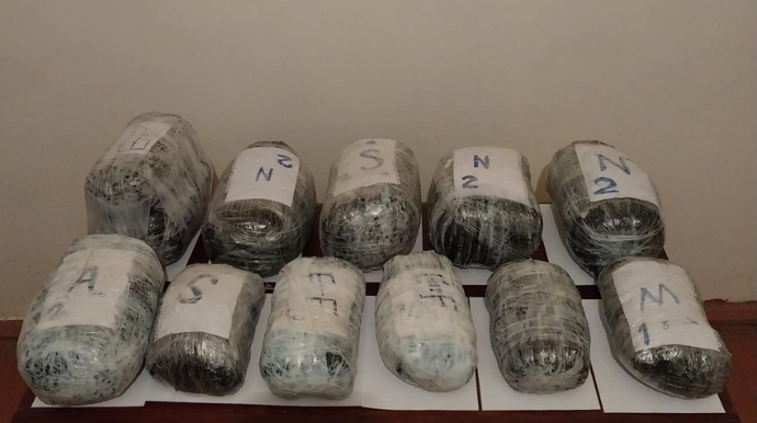 İrandan Azərbaycana 20 kq narkotik keçirilməsinin qarşısı alınıb  - FOTO