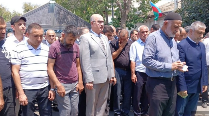 Milli Qəhrəman Natiq Qasımovun anası dəfn olundu - YENİLƏNİB