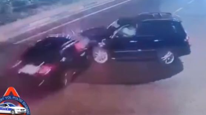 Момент смертельного ДТП в Сумгайыте попал на видео - ВИДЕО