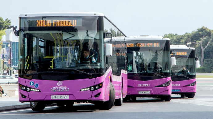 BNA:  "103 avtobusun hərəkət intervalında gecikmələr var"