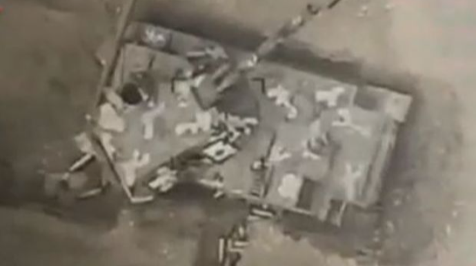 Düşmənin zirehli texnikaları, atəş-dəstək və təminat vasitələri məhv edildi   - VİDEO