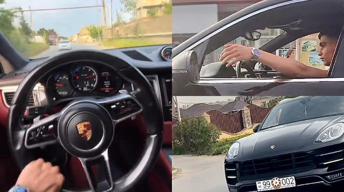 Binəqədidə “Porsche” ilə əks yola çıxıb sürücüləri təhlükəyə atdı   - VİDEO