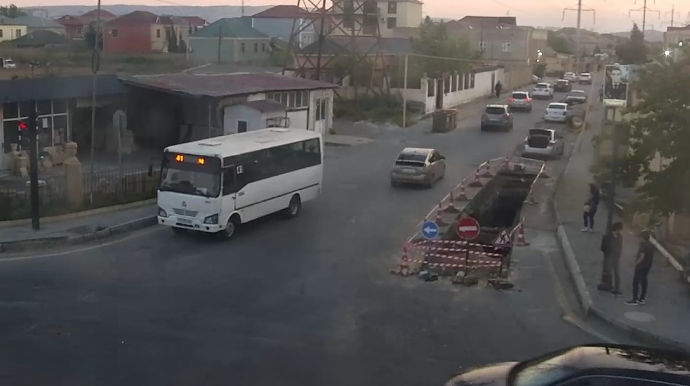 Sürücülərin DİQQƏTİNƏ! - Bağlanan yol açıldı