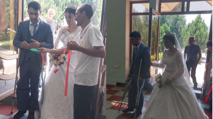 Vətən müharibəsi qazisinin toyu oldu  - FOTO